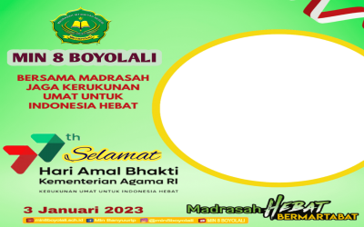 TWIBBONIZE HAB KE-77 KEMENTERIAN AGAMA RI