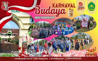 AKSI MIN 8 BOYOLALI DALAM KARNAVAL BUDAYA 19 AGUSTUS 2025