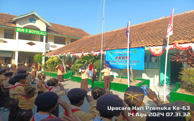 SEMANGAT UPACARA HARI PRAMUKA KE63