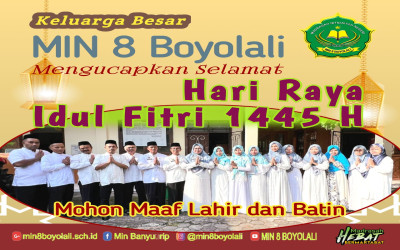 Selamat Hari Raya Idul Fitri 1445 H