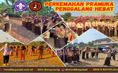 PERKEMAHAN PRAMUKA PENGGALANG HEBAT GUNA TUMBUHKAN KEBERSAMAAN DI GUGUS DEPAN 11.09.09.053/054 MIN 8 BOYOLALI