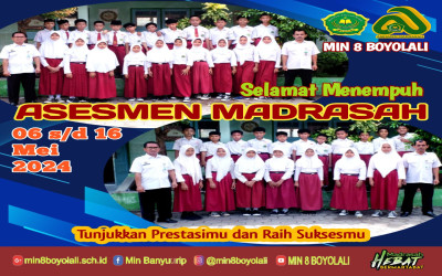 ASESMEN MADRASAH TERTULIS 6 S/D 16 MEI 2024